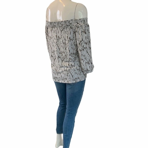 New Laundry By Shelli Segal Off the Shoulder Top M - Picture 7 of 11